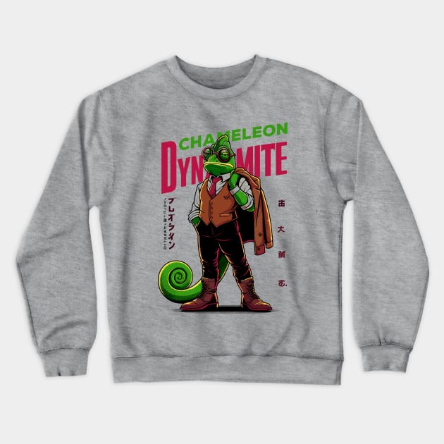 Chameleon Dynamite Crewneck Sweatshirt by Lima's